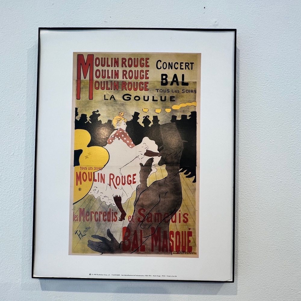 Moulin Rouge Toulouse-Laurence framed print 11” x 14”